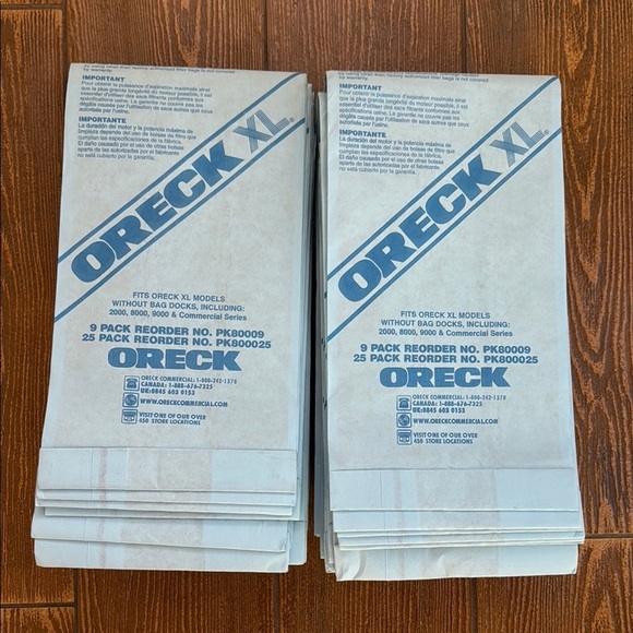Oreck XL Vacuum Bags LOT OF 22 - Picture 1 of 1